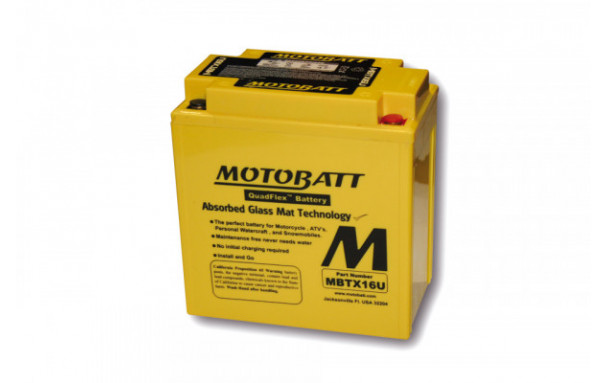 Batterie MOTOBATT MBTX16U (4 poles)