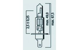 Ampoule H1 12V 55W - P14.5S