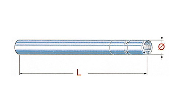 Tube de fourche KAWASAKI GPZ 900 R 84-89