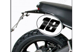 KIT SUPPORT NUMERO BARRACUDA Ducati Scrambler (2014- 2020)