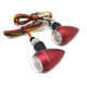 Clignotant S-LED3 B-LUX ROUGE (paire) BARRACUDA