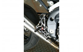 LSL 2-Slide repose-pieds complets reculés TRIUMPH Speed Triple 1050 05-10, mounting piece red