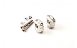 LSL Bar clamps kit 28,6 KAWASAKI Z 900 RS 18-, silver