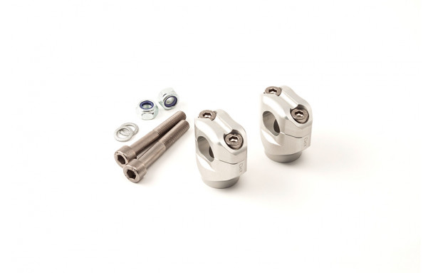 LSL Bar clamps kit 28,6 KAWASAKI Z 900 RS 18-, silver
