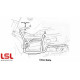 LSL Barres de protection moteur R 850/1100 GS, silver