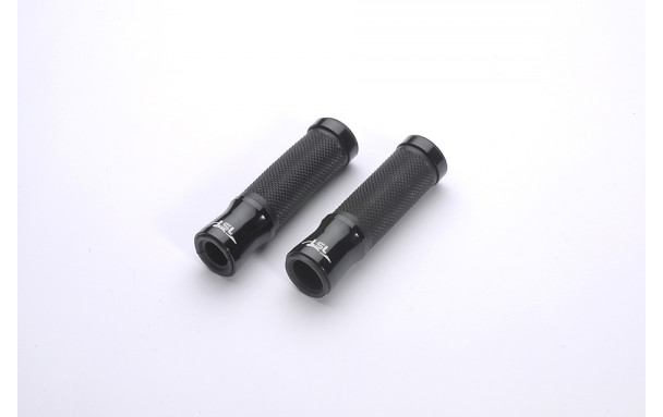 LSL Guidon grips aluminium-rubber, 125mm, noir