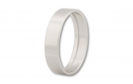 LSL Guidon grip ring, ARGENT for CNC grip