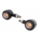 LSL RETRO LED turn signal, noir, tinted reflector, pair, E-approved