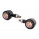 LSL RETRO LED tail light, brake light, turn signal, noir, tinted reflector, E-approved