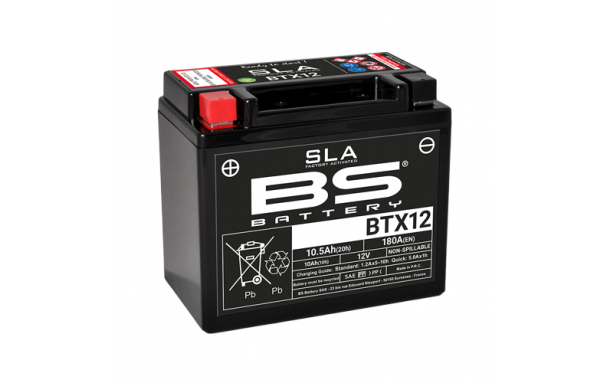 Batterie BTX12 (activée en usine) BS BATTERY
