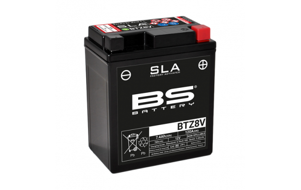 Batterie BTZ8V MF (activée en usine) BS BATTERY