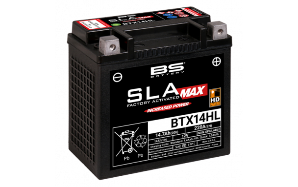 Batterie BTX14HL (activée en usine) MAX BS BATTERY