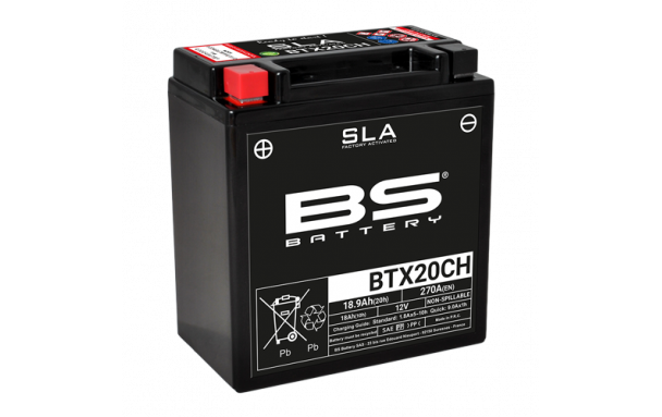 Batterie BTX20CH (activée en usine) BS BATTERY