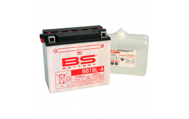Batterie BB18L-A (avec pack acide) BS BATTERY