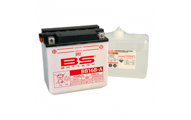 Batterie BB16B-A (avec pack acide) BS BATTERY