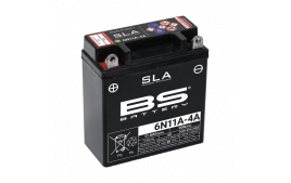 Batterie 6N11A-4 (avec pack acide) BS BATTERY