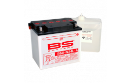 Batterie B60-N24L-A (avec pack acide) BS BATTERY