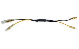 Résistance avec câble adaptateur pour clignotants LED (27 ohms), la paire