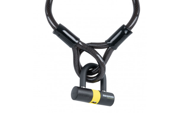 Loop Lock15 Cable Lock+Mini Shackle 15mm x 2.0m OXFORD