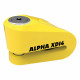 Alpha XD14 Stainless disc lock(14mm pin) Yellow OXFORD