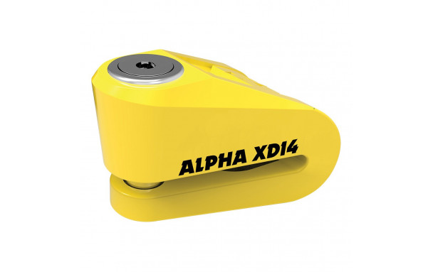 Alpha XD14 Stainless disc lock(14mm pin) Yellow OXFORD