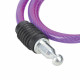 Bumper cable lock Purple 6mm x 600mm OXFORD