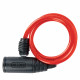 Bumper cable lock Red 6mm x 600mm OXFORD