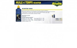 Huile 4 Temps scooter 4T+5W40 , synthétique, 125ML PUTOLINE