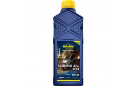 HUILE MOTEUR 4T  SCOOTER 4T+ ECO 0W30 100% SYNTHESE (1L) START AND STOP PUTOLINE 74216