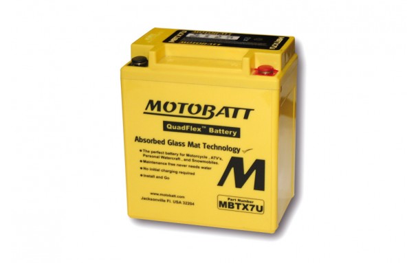 Batterie MOTOBATT MBTX7U (2 poles)